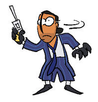 iris goofily looking around